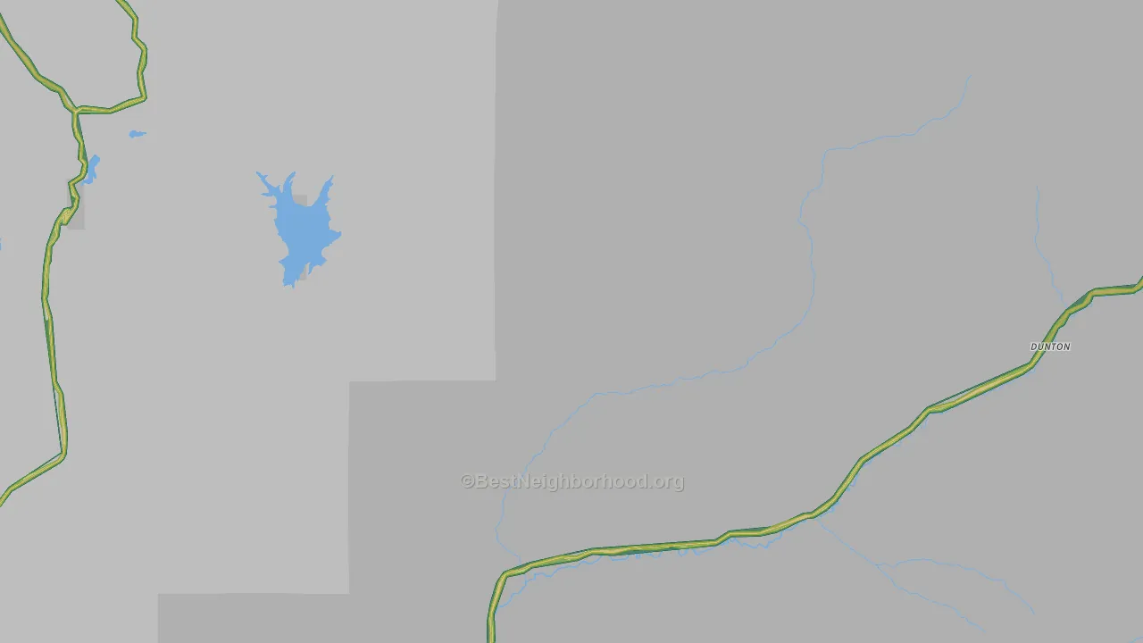 Dunton, CO Map of Noise Levels in Dunton