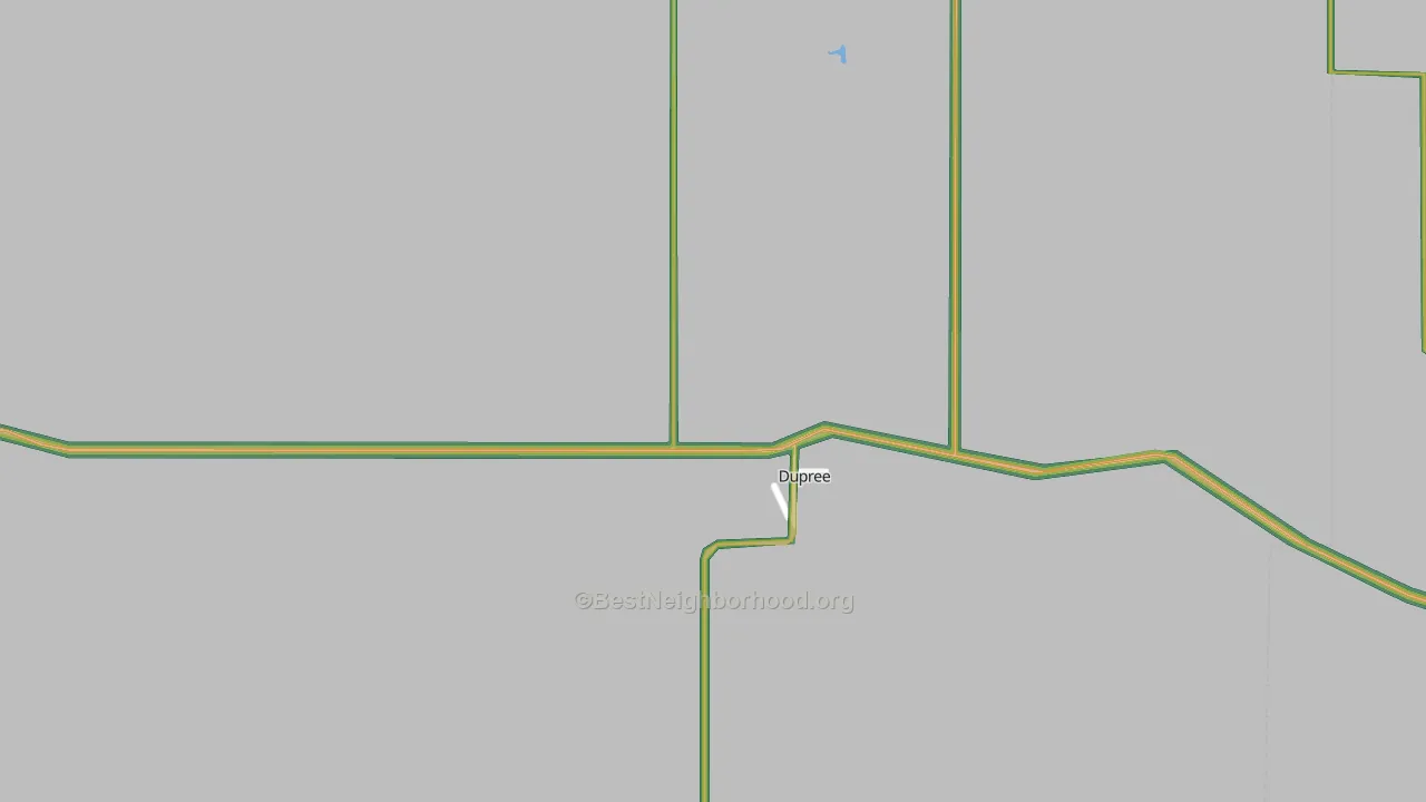Dupree, SD Map of Noise Levels in Dupree