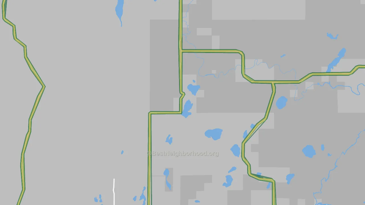Duxbury, MN Map of Noise Levels in Duxbury
