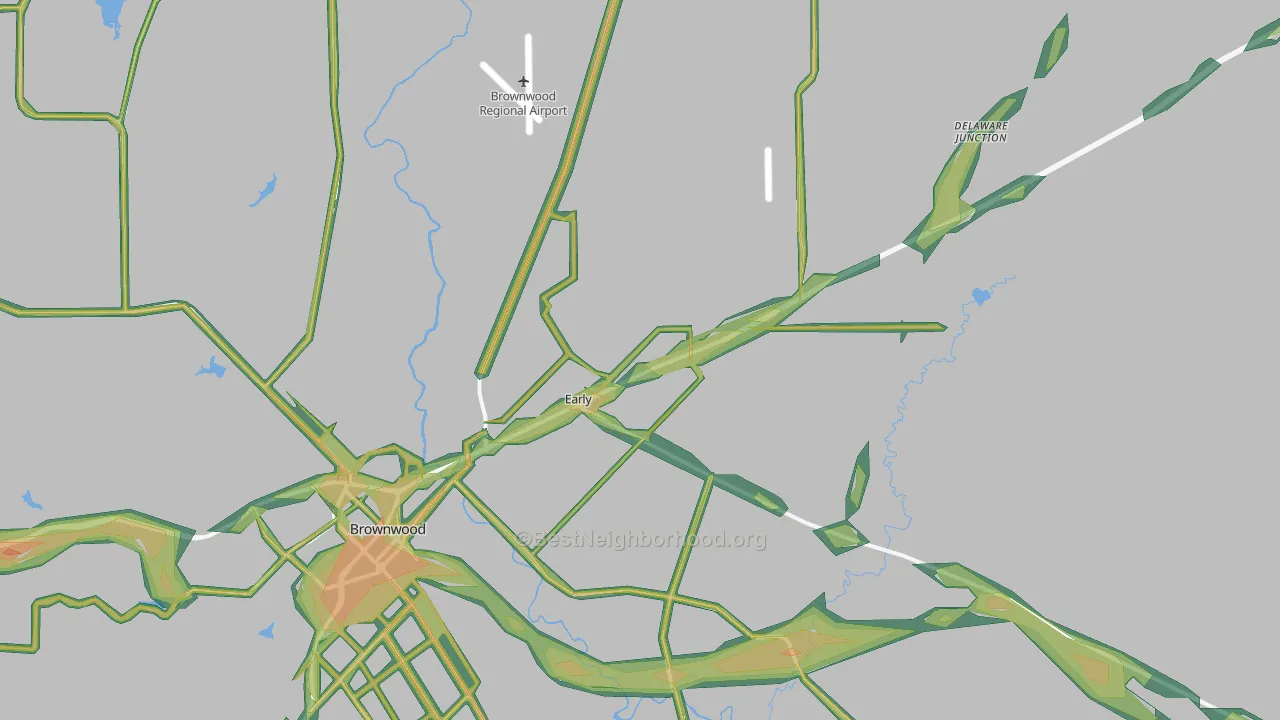 Early, TX Map of Noise Levels in Early