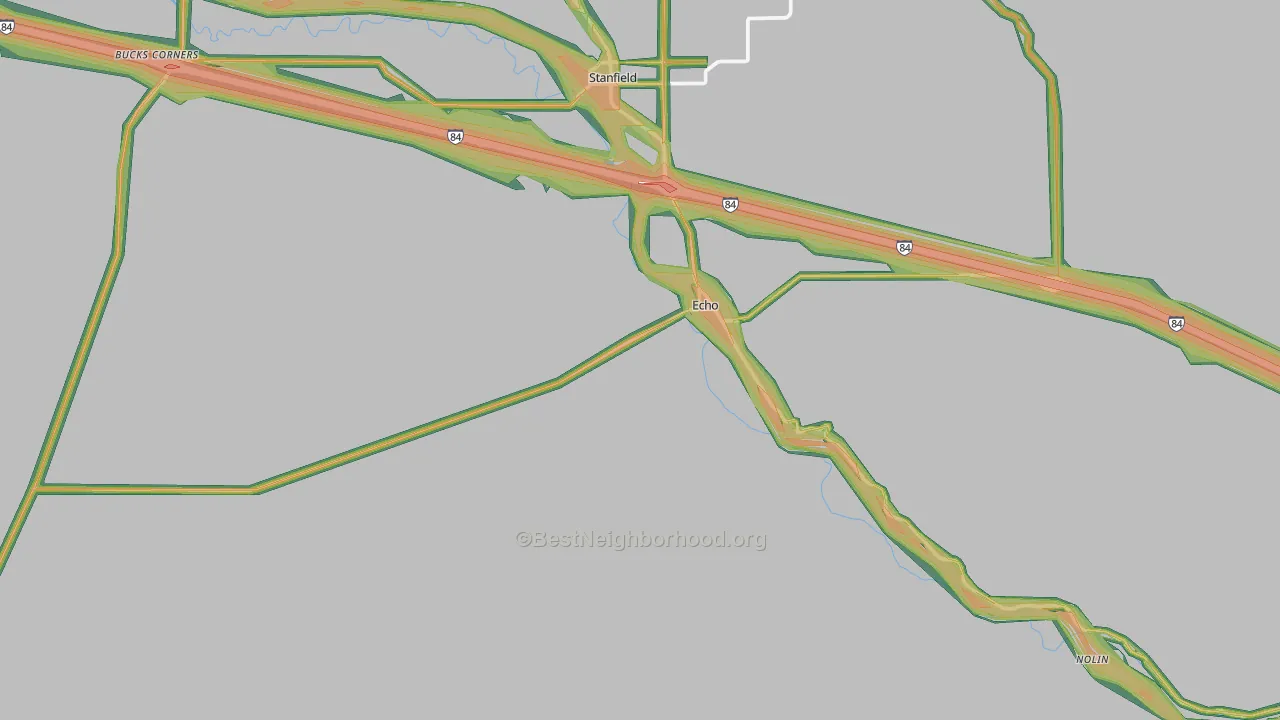 Echo, OR Map of Noise Levels in Echo