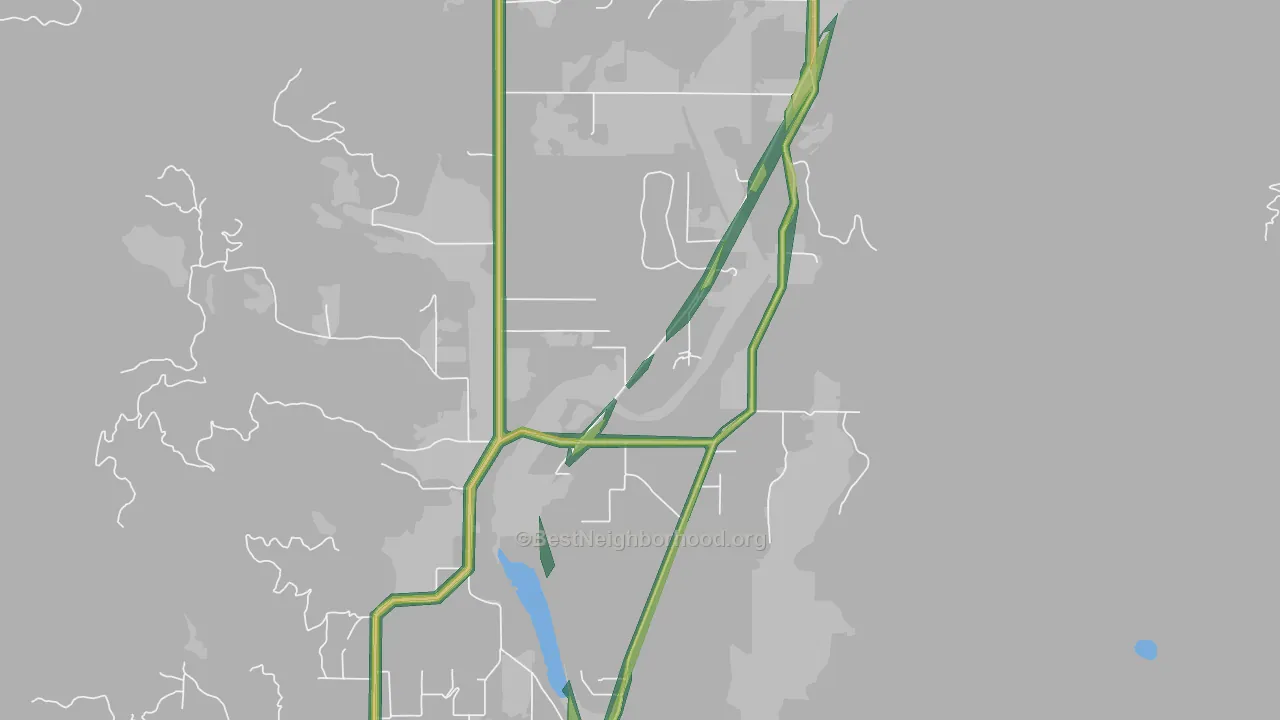 Edgemere, ID Map of Noise Levels in Edgemere