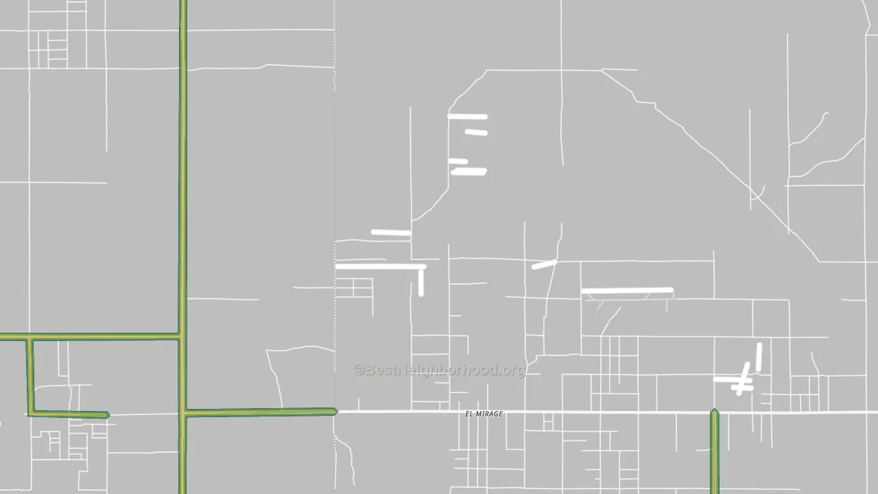 El Mirage, CA Map of Noise Levels in El Mirage