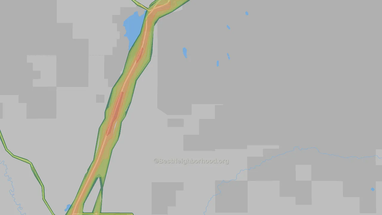 Elmira, ID Map of Noise Levels in Elmira