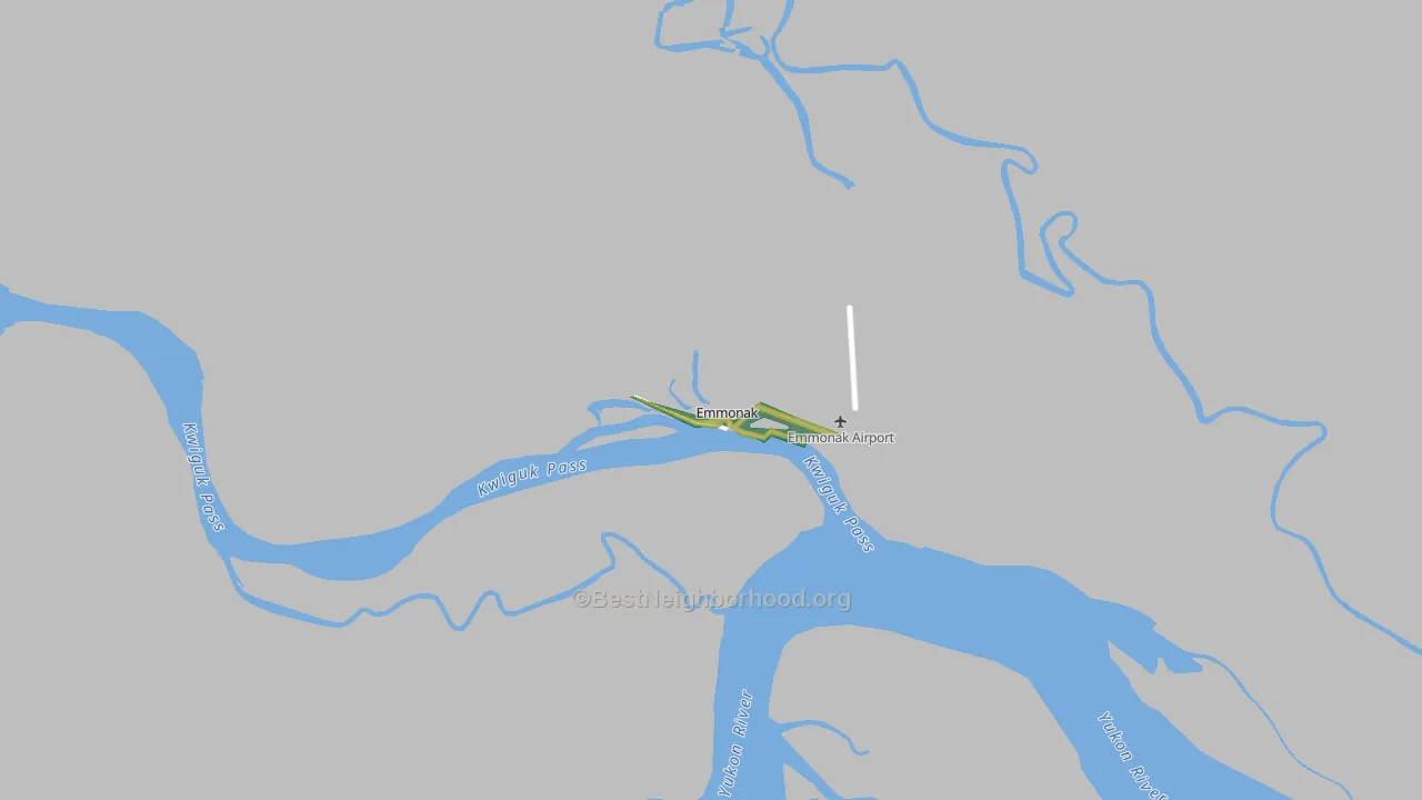 Emmonak, AK Map of Noise Levels in Emmonak
