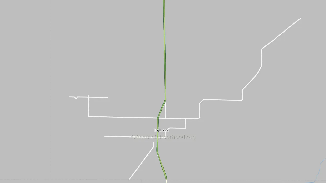 Englewood, KS Map of Noise Levels in Englewood