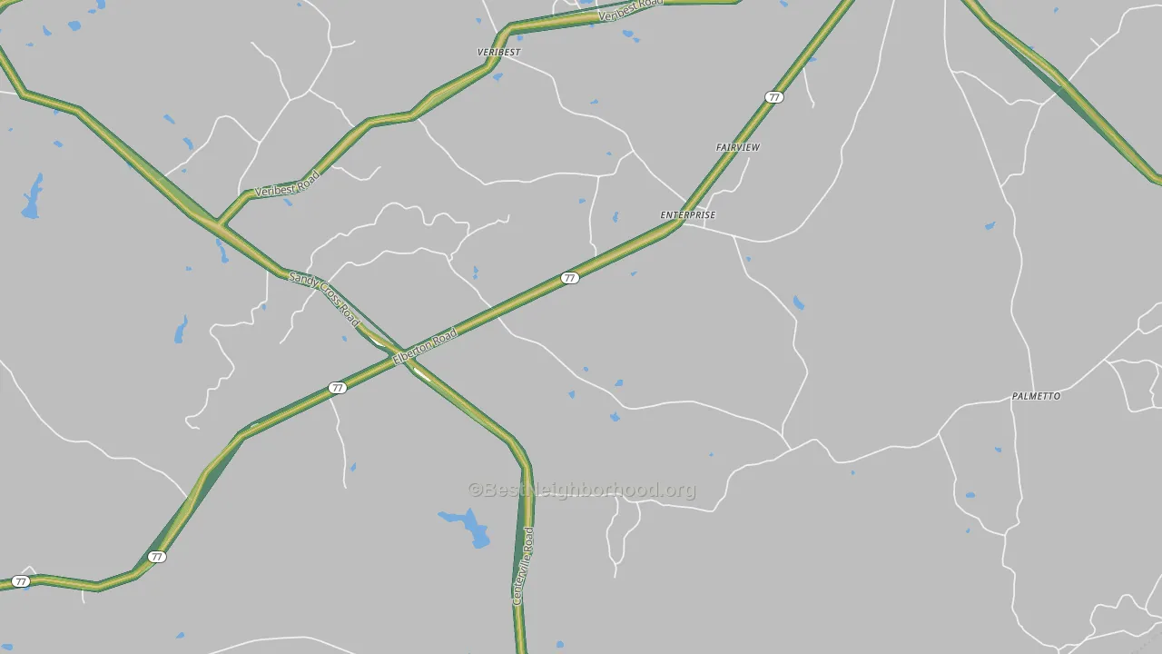 Enterprise, GA Map of Noise Levels in Enterprise