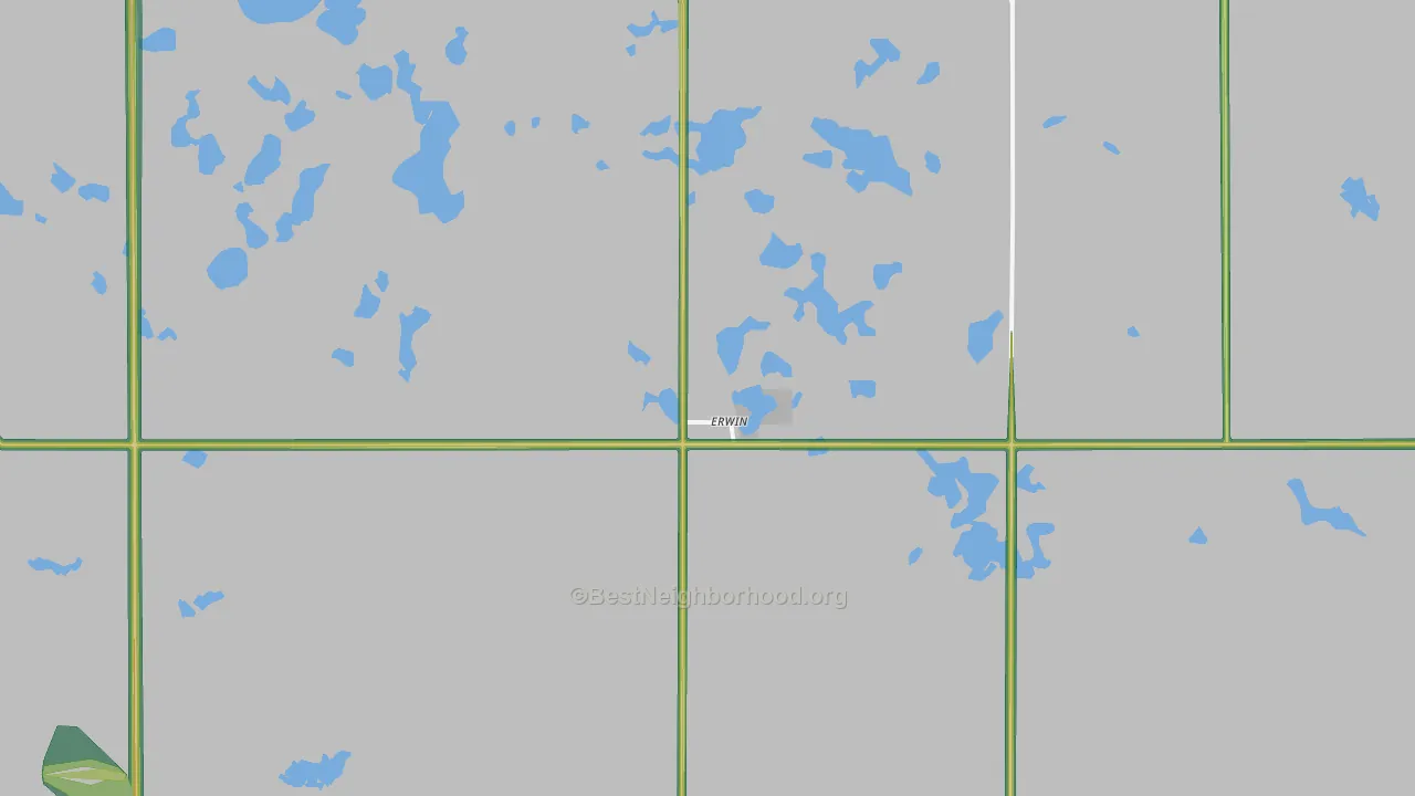 Erwin, SD Map of Noise Levels in Erwin