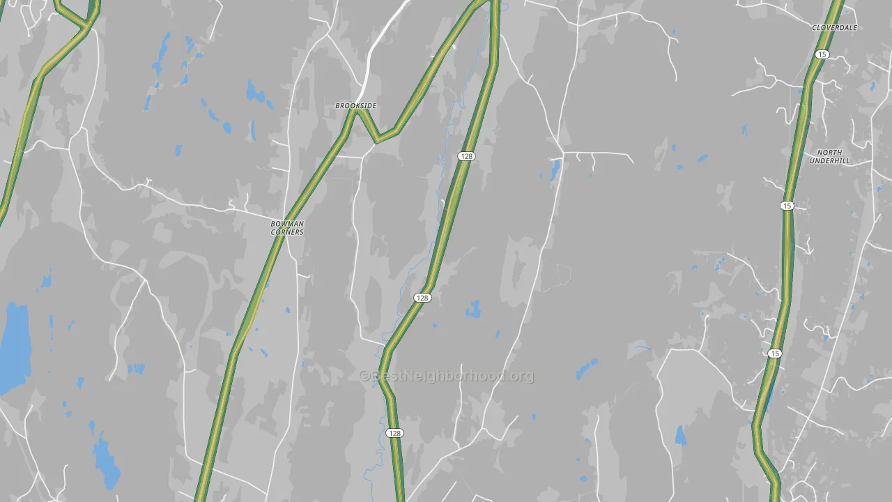 Essex Junction, VT Map of Noise Levels in Essex Junction