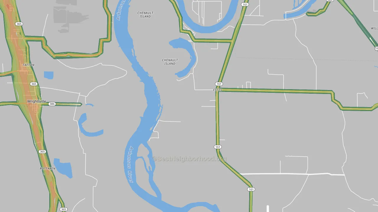 Estes, AR Map of Noise Levels in Estes