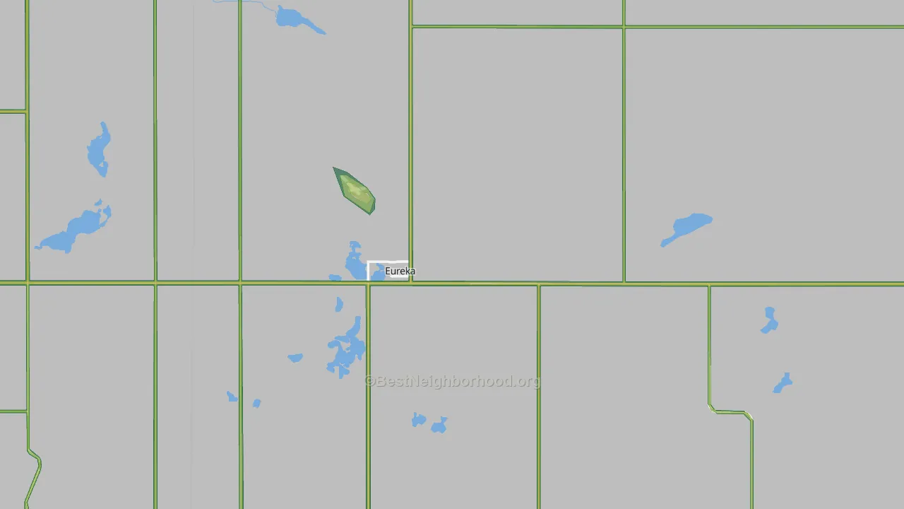 Eureka, SD Map of Noise Levels in Eureka