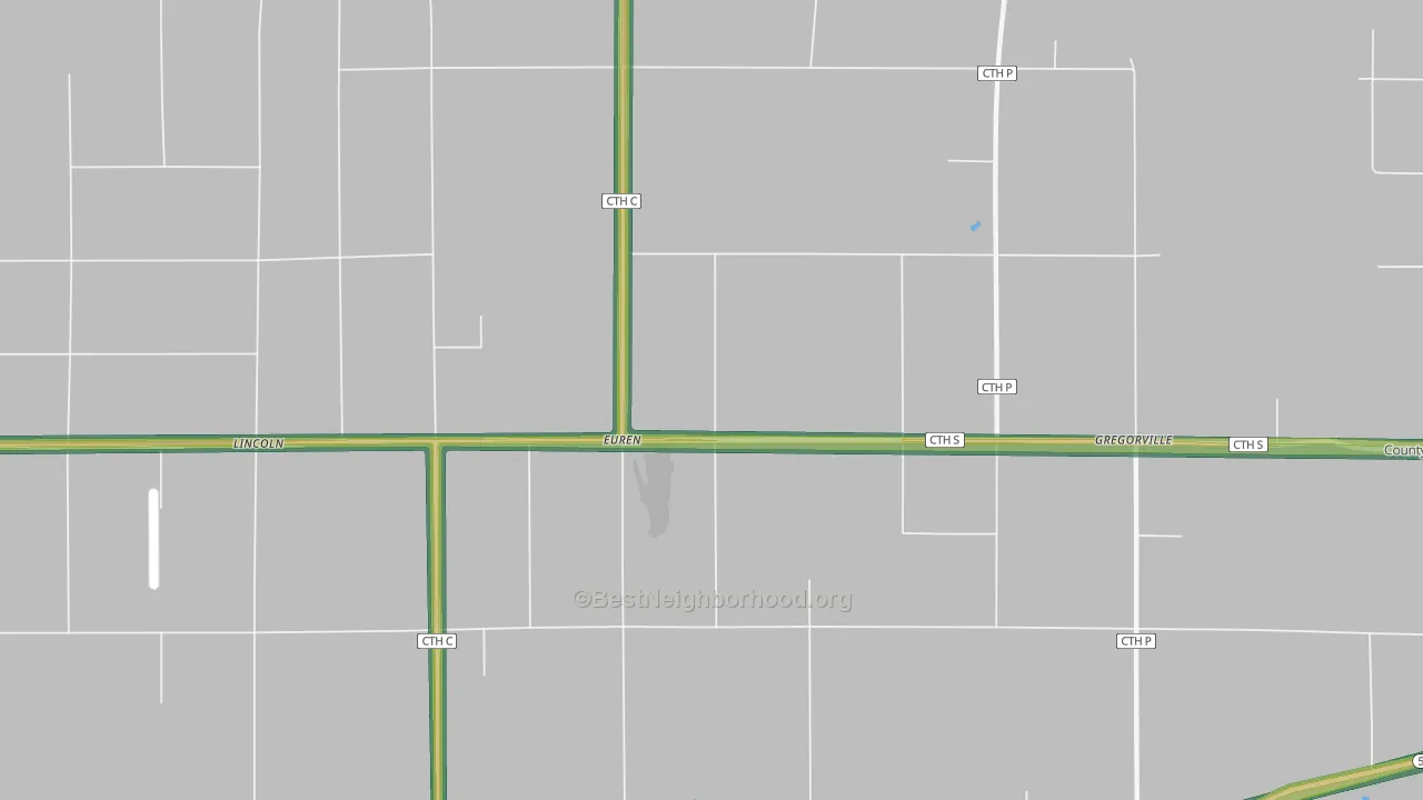 Euren, WI Map of Noise Levels in Euren