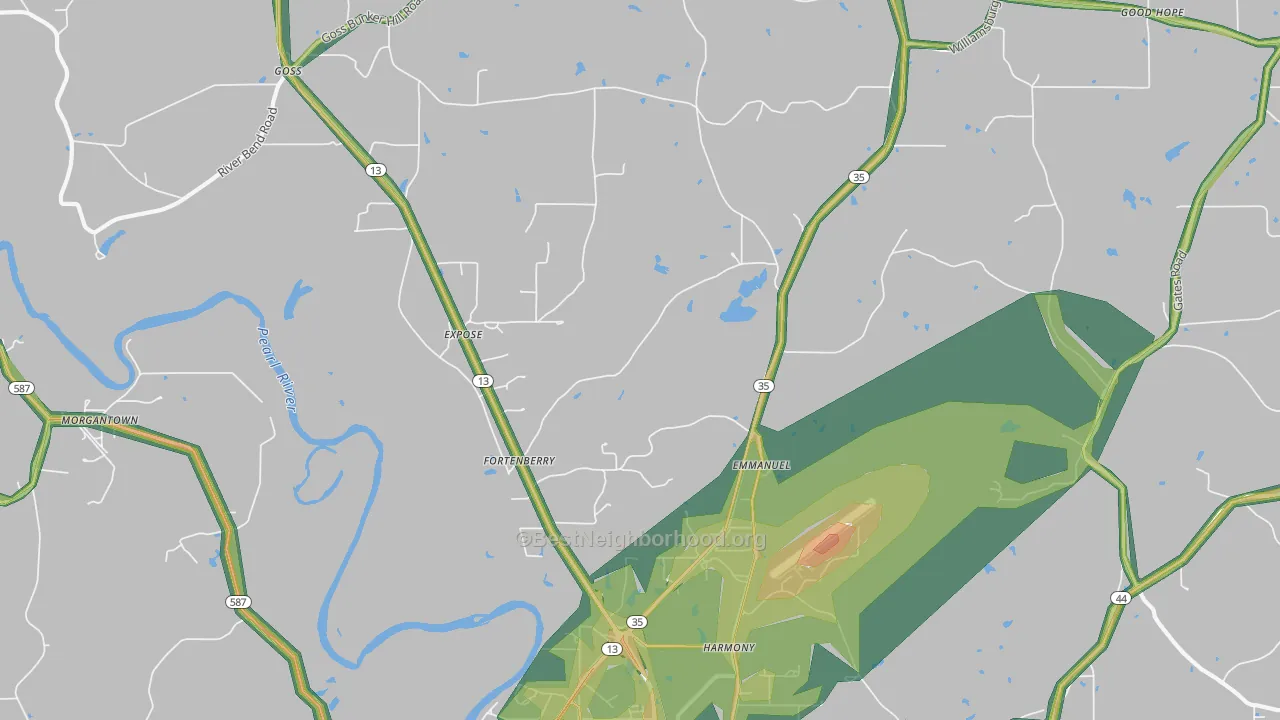 Expose, MS Map of Noise Levels in Expose
