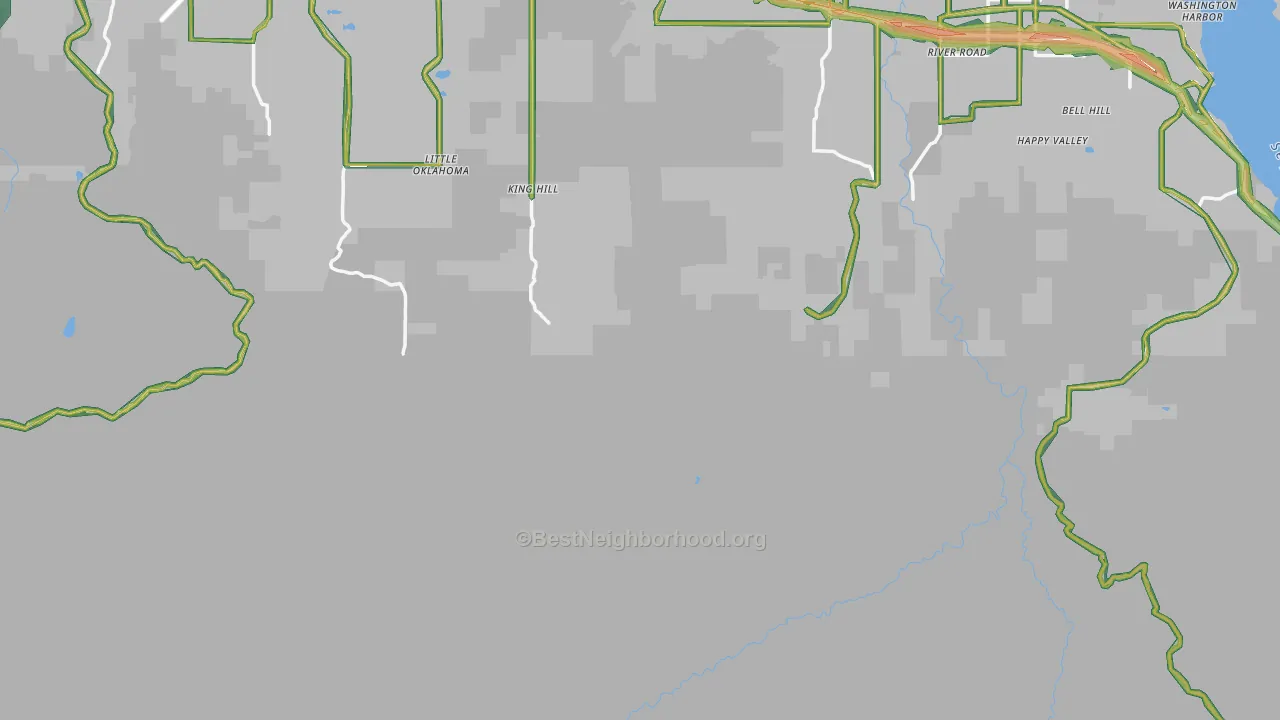 Fairholm, WA Map of Noise Levels in Fairholm
