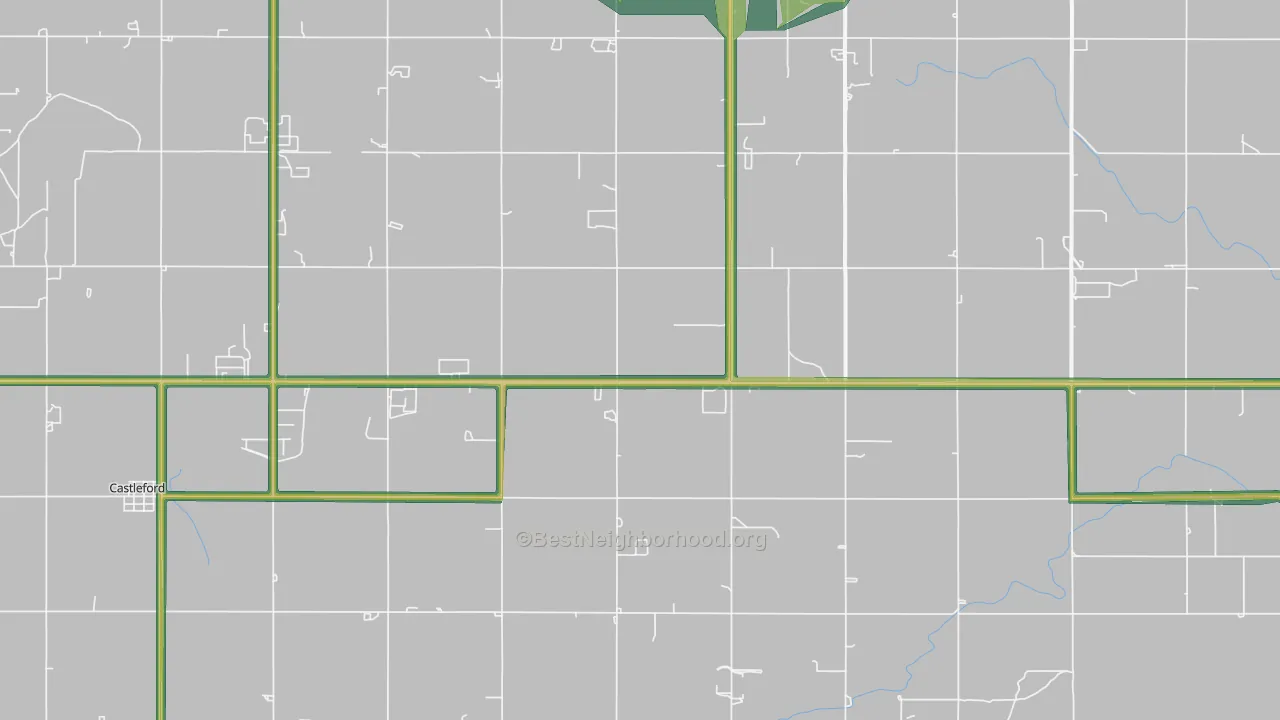 Fairview, ID Map of Noise Levels in Fairview