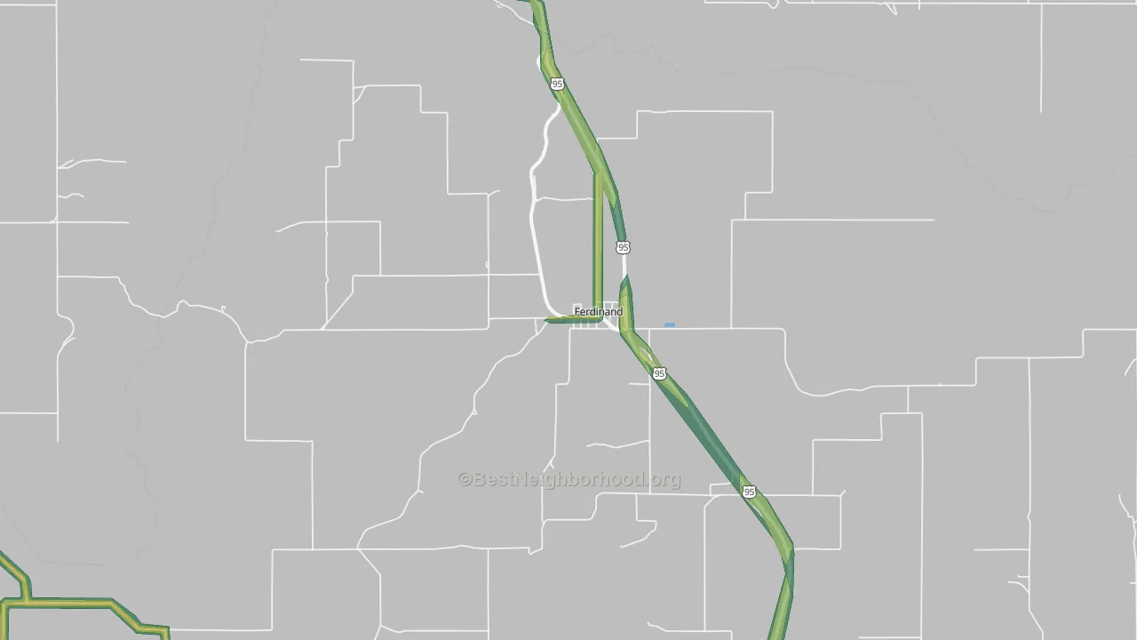 Ferdinand, ID Map of Noise Levels in Ferdinand