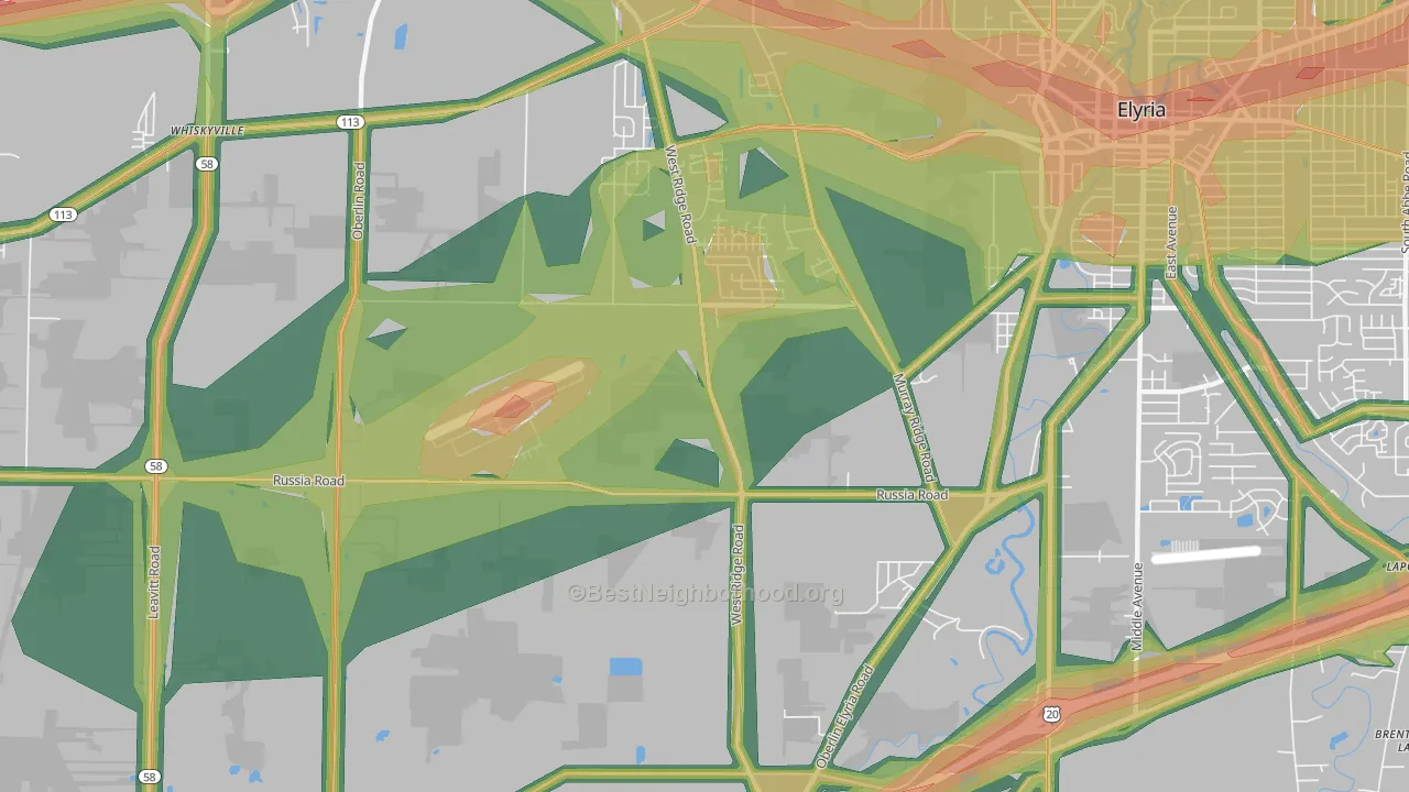 Fields, OH Map of Noise Levels in Fields