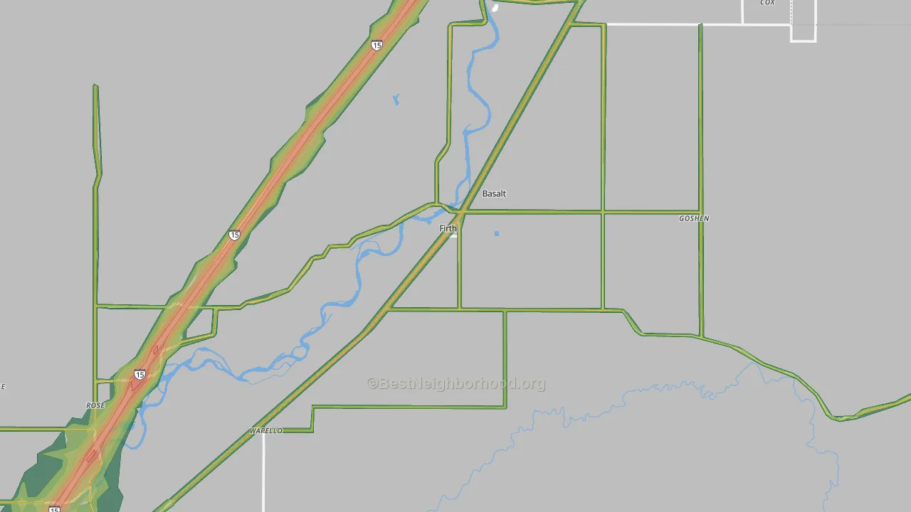 Firth, ID Map of Noise Levels in Firth