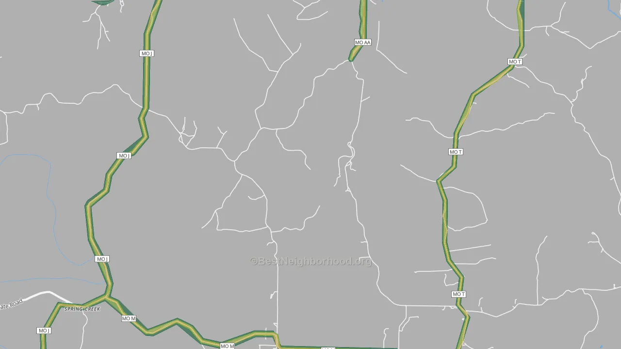 Flat, MO Map of Noise Levels in Flat