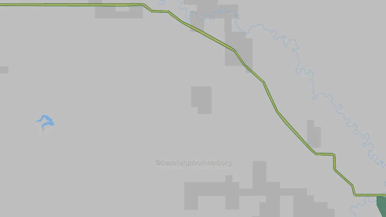 Four Buttes, MT Map of Noise Levels in Four Buttes