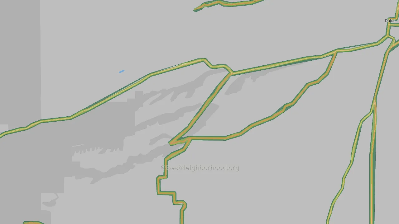 Friend, OR Map of Noise Levels in Friend