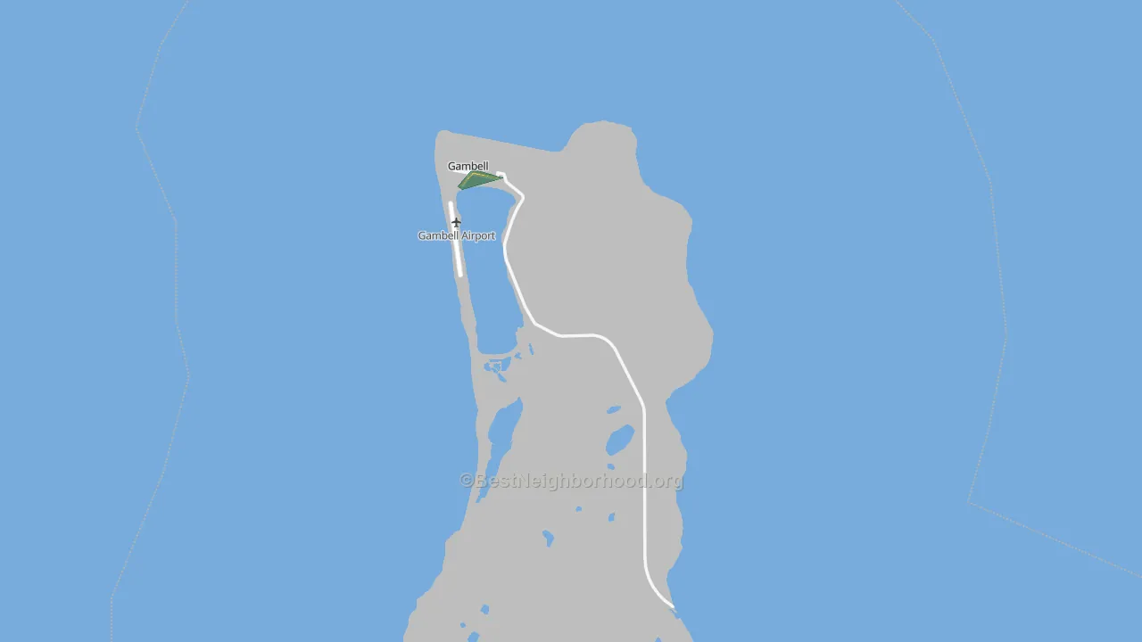 Gambell, AK Map of Noise Levels in Gambell
