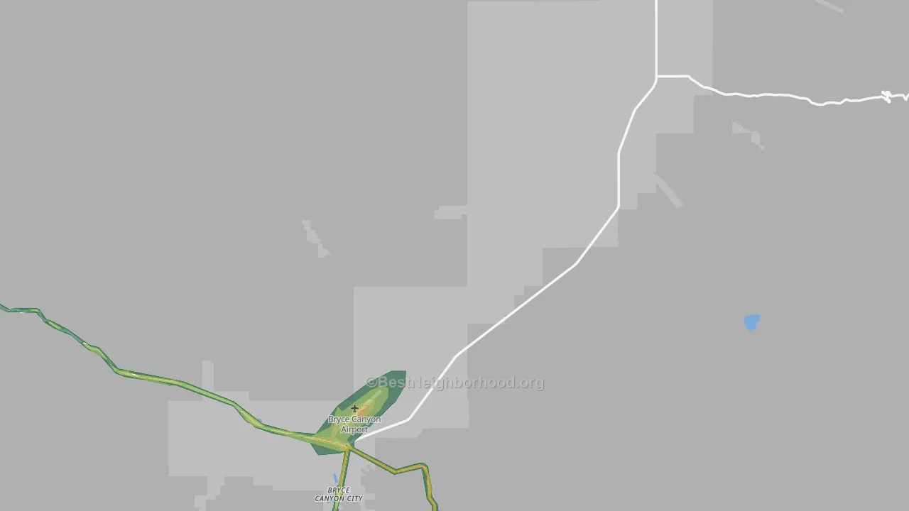 Garfield County, UT Map of Noise Levels in Garfield County