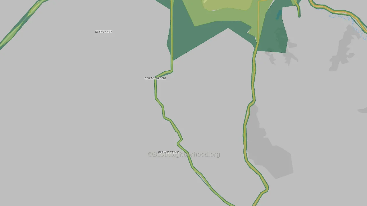 Garneill, MT Map of Noise Levels in Garneill