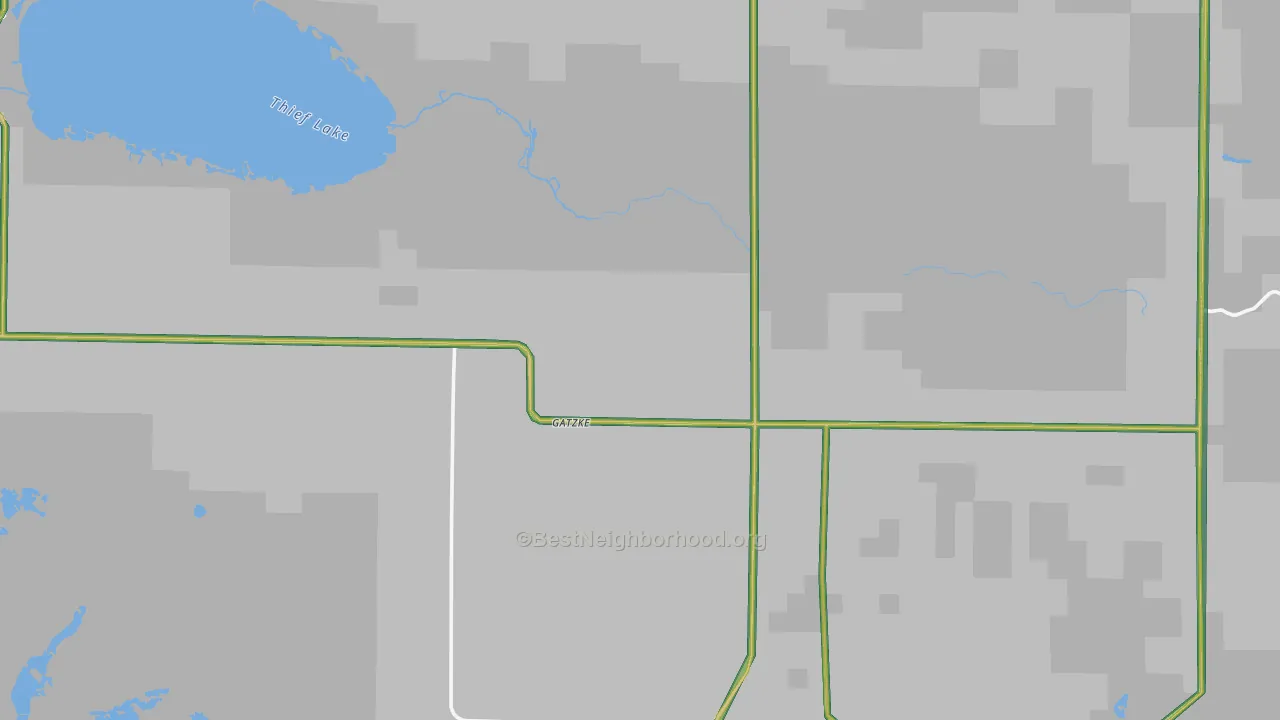 Gatzke, MN Map of Noise Levels in Gatzke