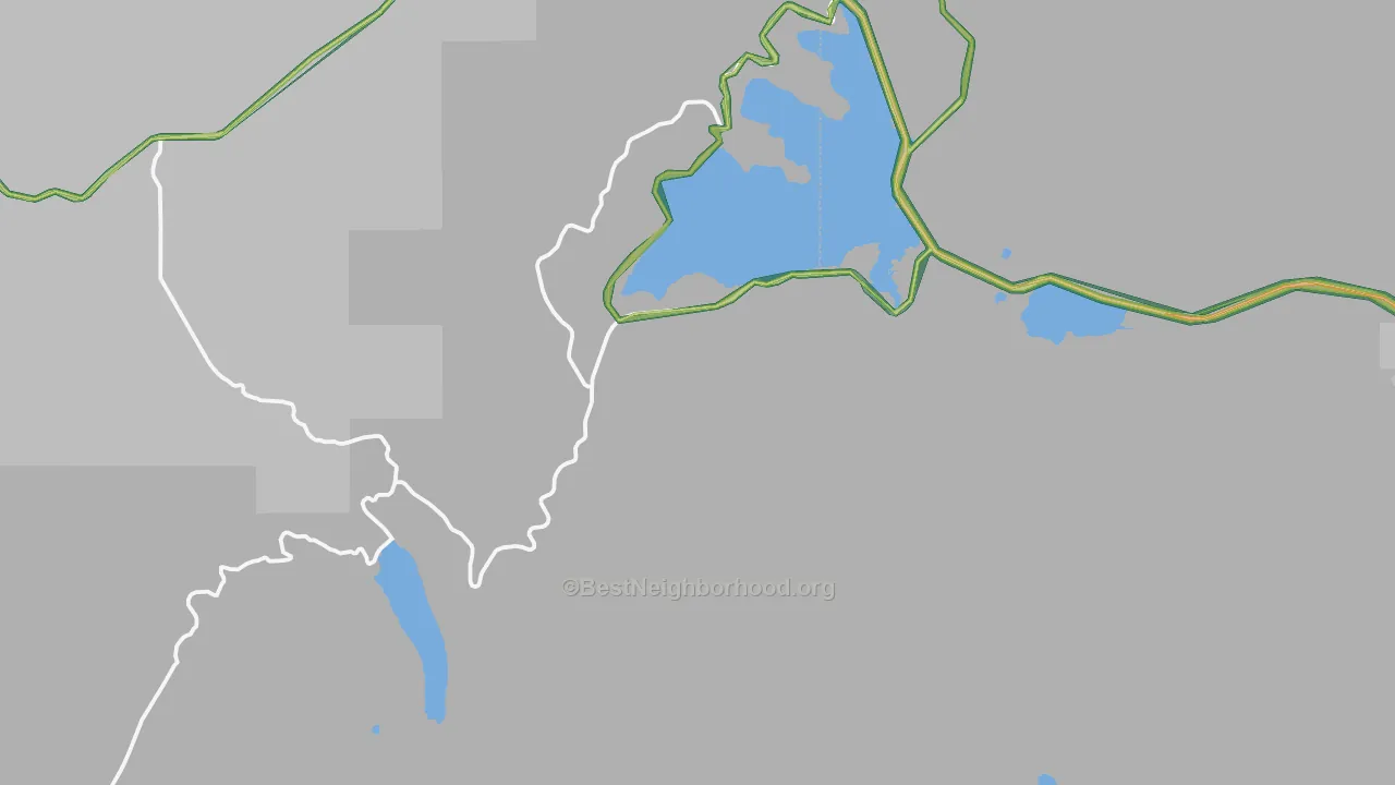 Georgetown, MT Map of Noise Levels in Georgetown