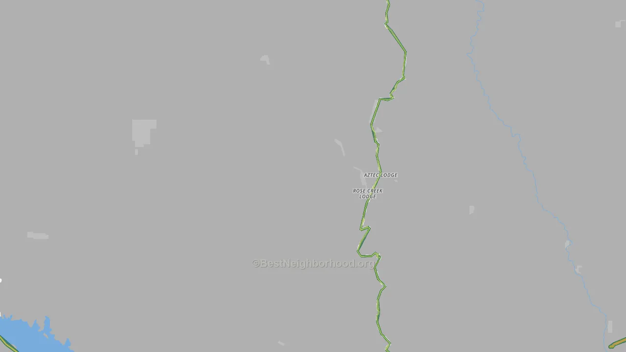 Gila County, AZ Map of Noise Levels in Gila County