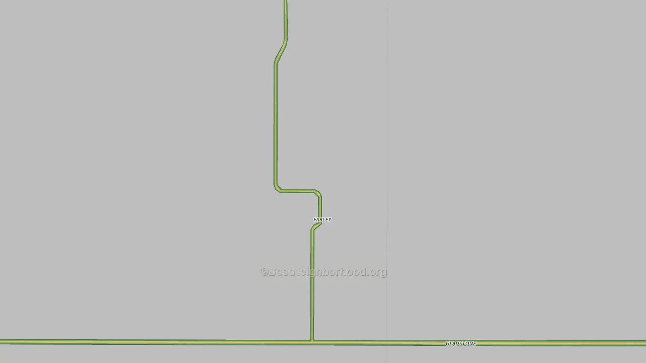Gladstone, NM Map of Noise Levels in Gladstone