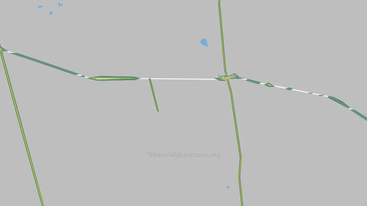 Glasscock County, TX Map of Noise Levels in Glasscock County