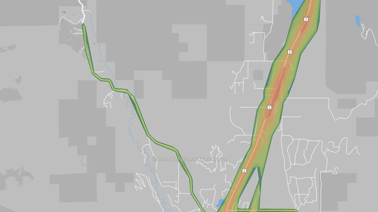 Glengary, ID Map of Noise Levels in Glengary