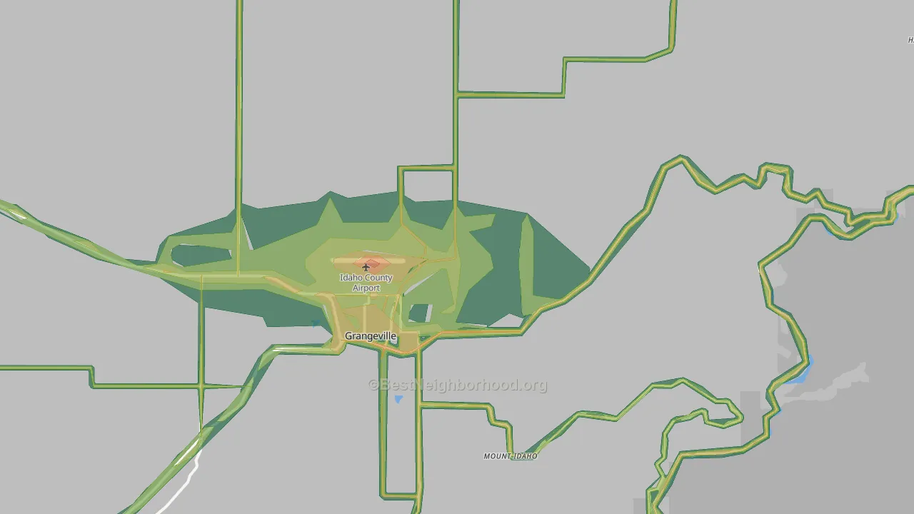 Golden, ID Map of Noise Levels in Golden