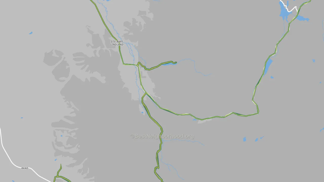 Gould, CO Map of Noise Levels in Gould