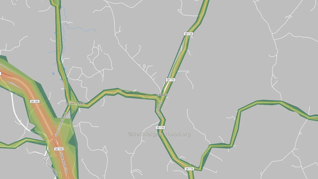 Graball, TN Map of Noise Levels in Graball