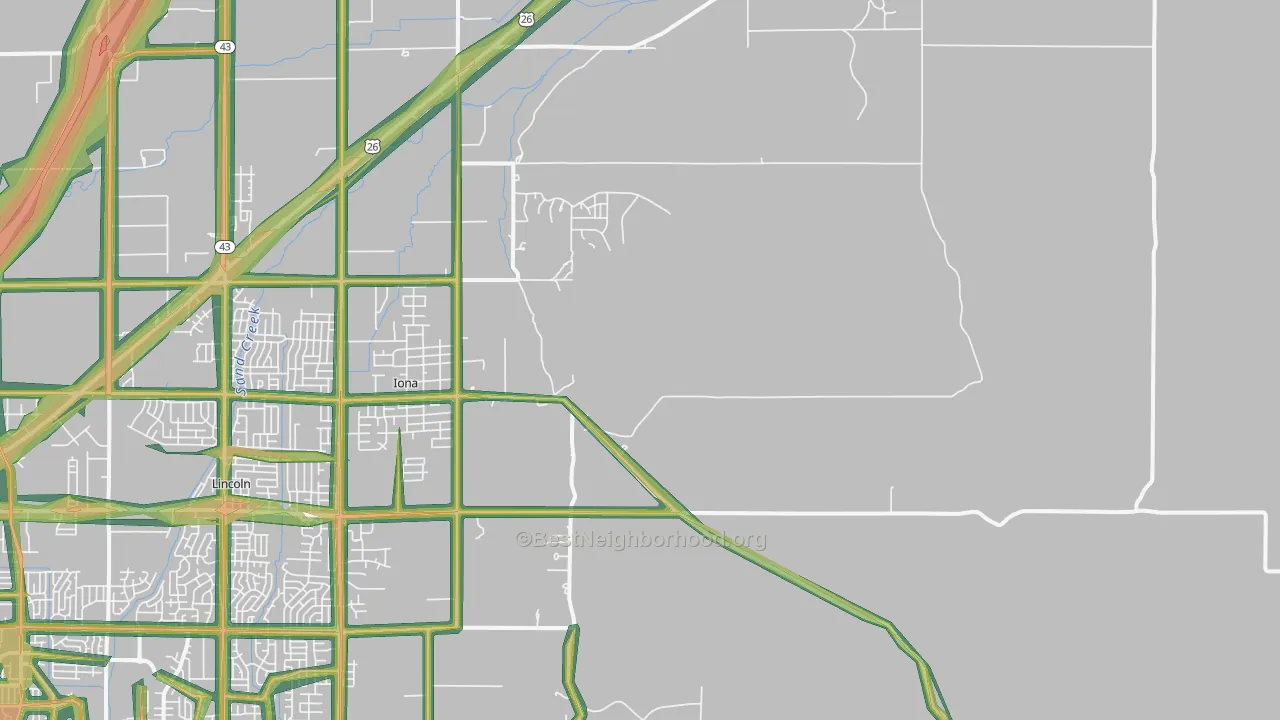 Grant, ID Map of Noise Levels in Grant