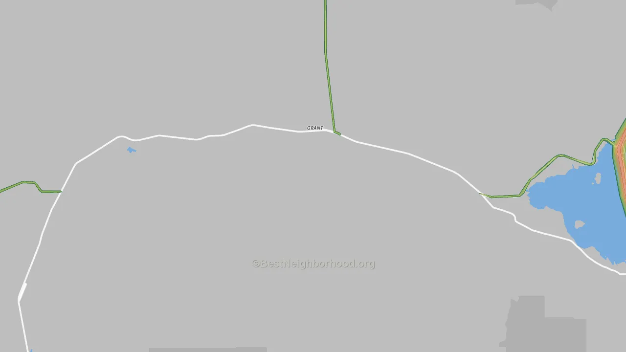 Grant, MT Map of Noise Levels in Grant