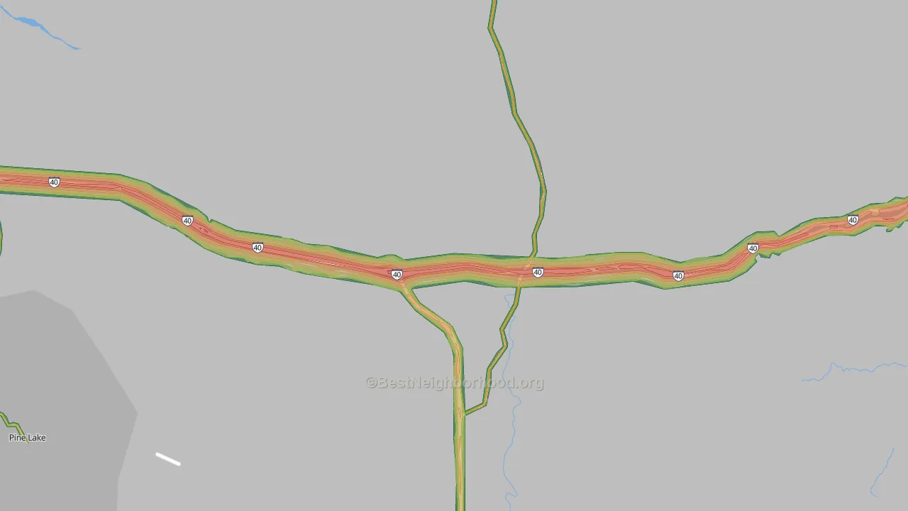 Grasshopper Junction, AZ Map of Noise Levels in Grasshopper Junction