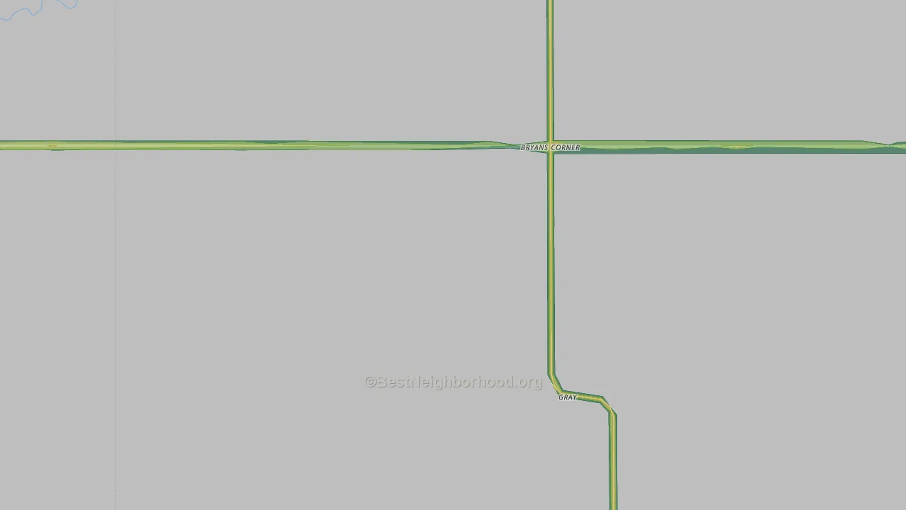 Gray, OK Map of Noise Levels in Gray