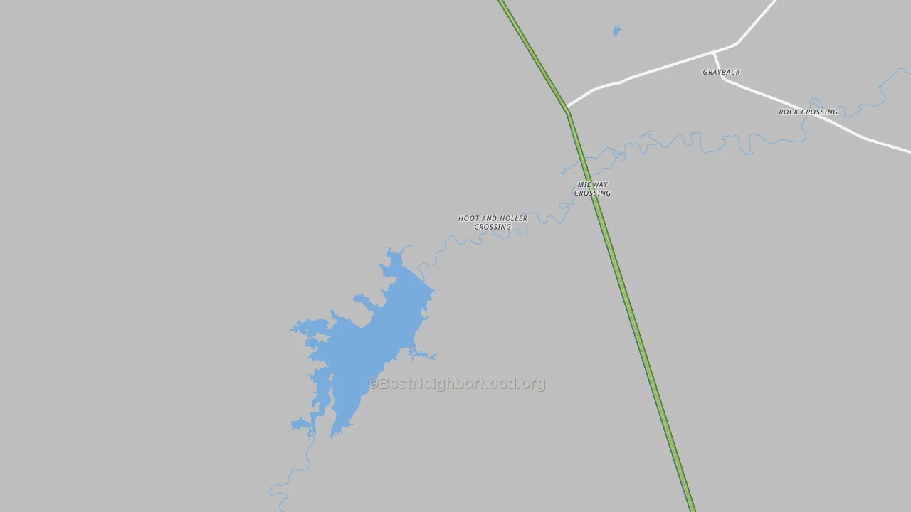 Grayback, TX Map of Noise Levels in Grayback