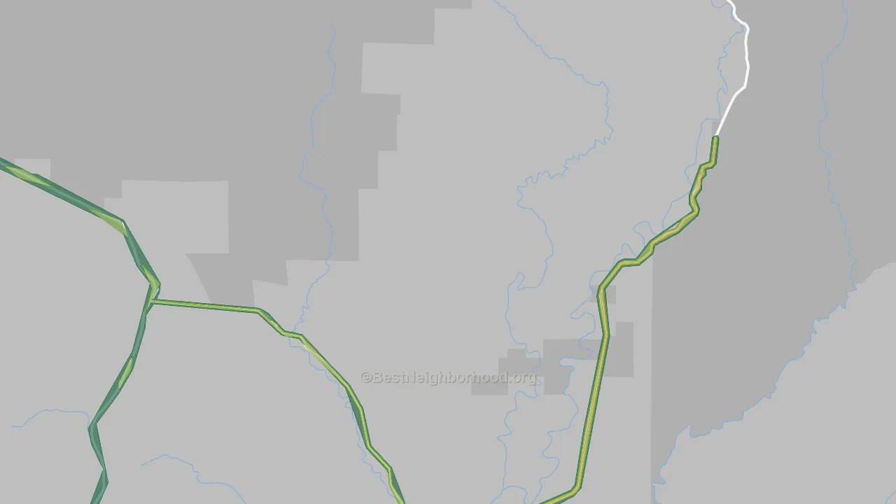 Greenwood, WA Map of Noise Levels in Greenwood
