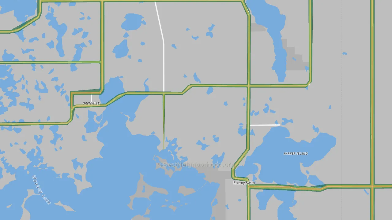 Grenville, SD Map of Noise Levels in Grenville