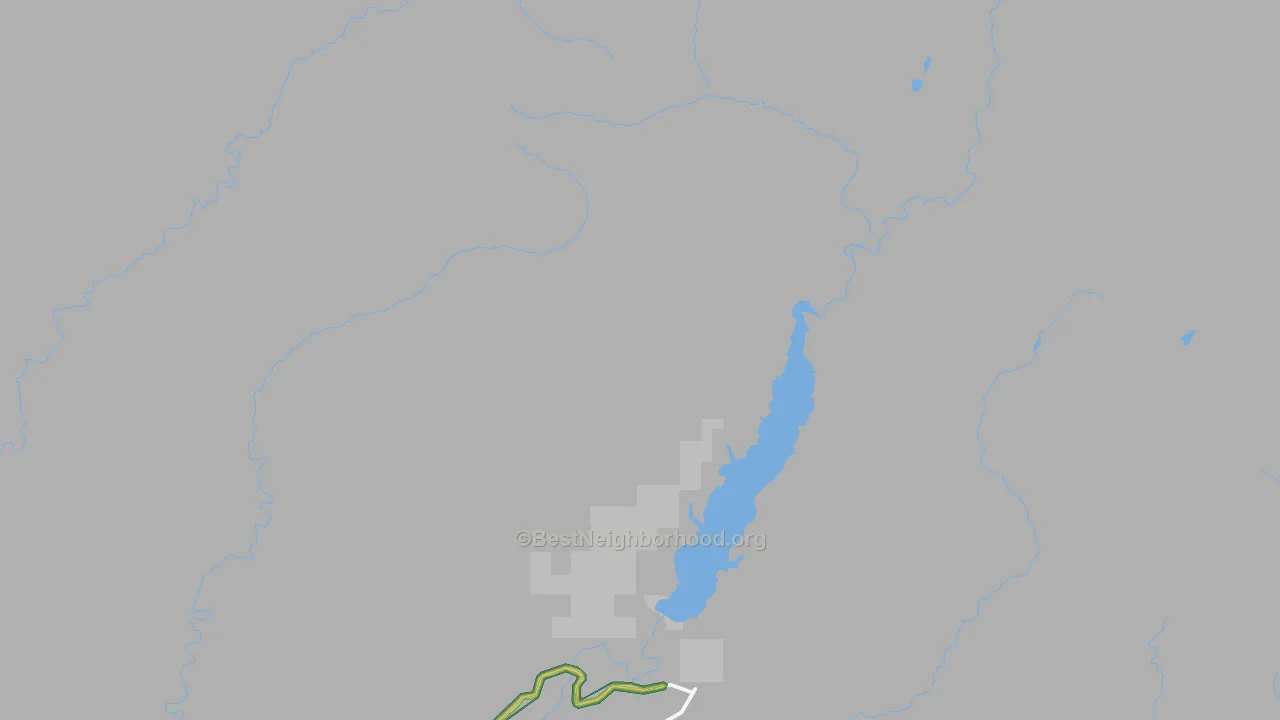 Grisdale, WA Map of Noise Levels in Grisdale