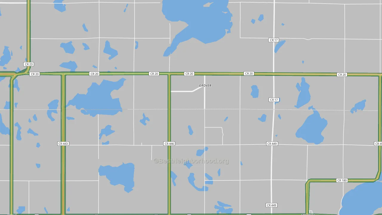Grover, SD Map of Noise Levels in Grover