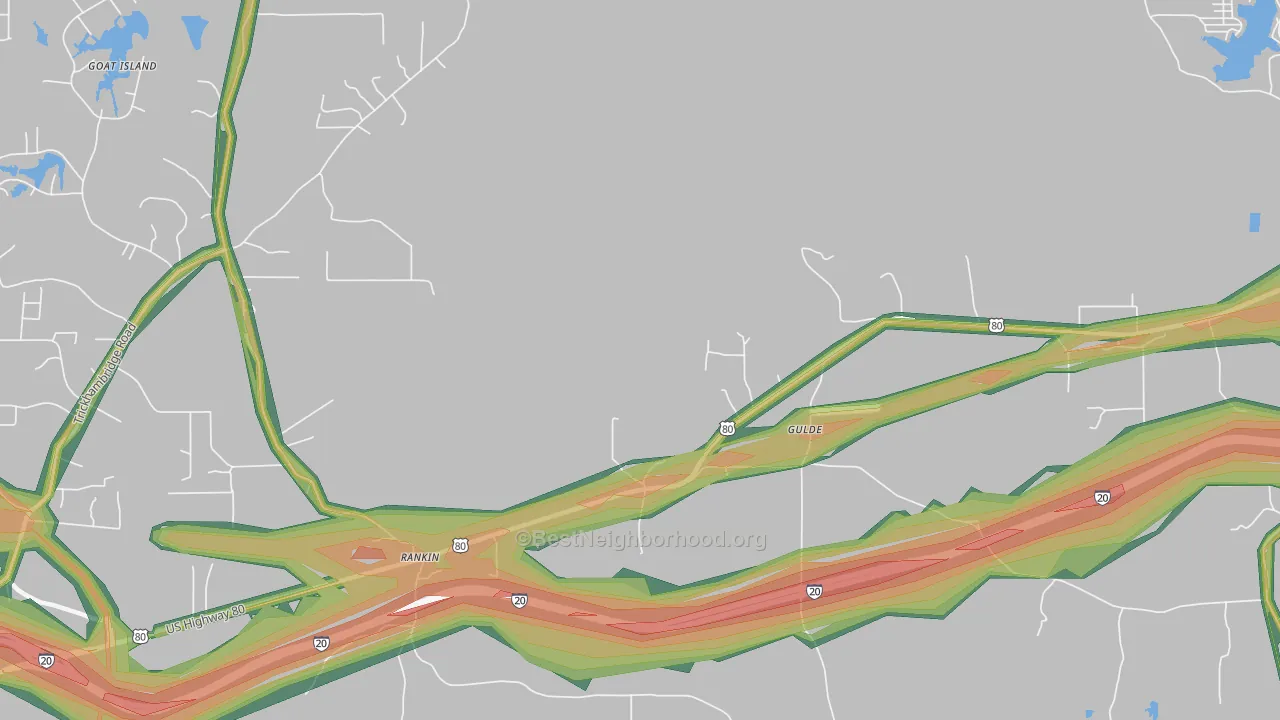 Gulde, MS Map of Noise Levels in Gulde