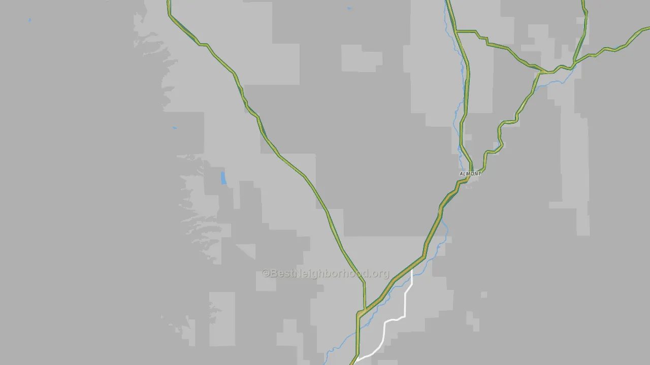 Gunnison County, CO Map of Noise Levels in Gunnison County