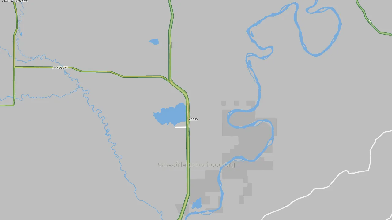Gusher, UT Map of Noise Levels in Gusher