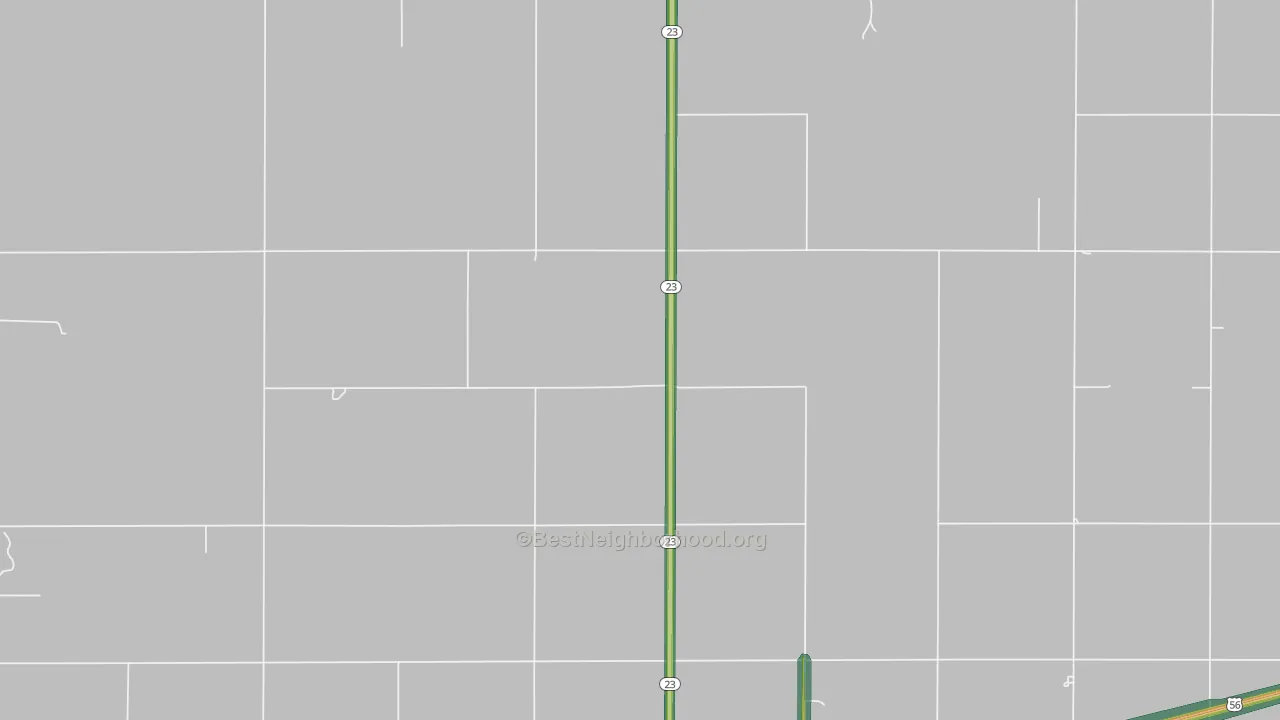 Haggard, KS Map of Noise Levels in Haggard